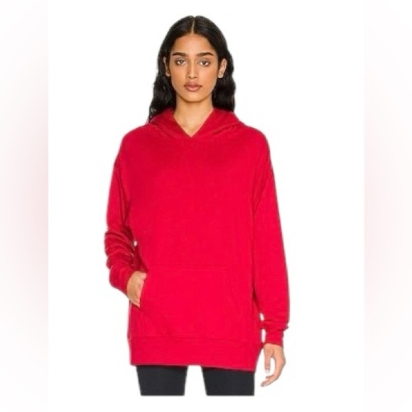 Beyond Yoga Cozy Fleece Go Getter Hoodie in Currant Red SZ XS - Picture 2 of 9